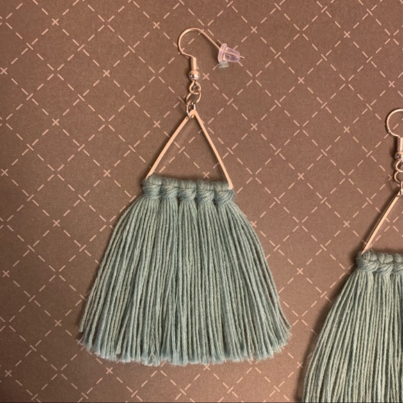 Macrame Earrings - Picture 3 of 3